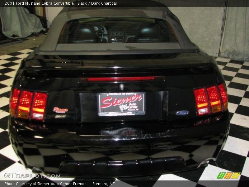 Black / Dark Charcoal 2001 Ford Mustang Cobra Convertible