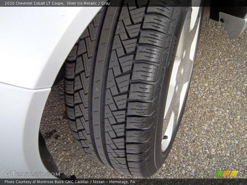 Silver Ice Metallic / Gray 2010 Chevrolet Cobalt LT Coupe