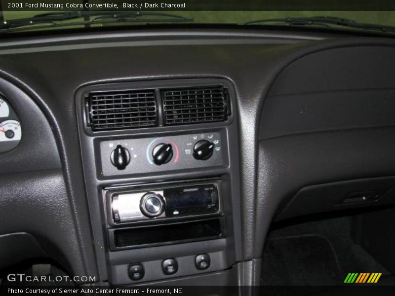 Black / Dark Charcoal 2001 Ford Mustang Cobra Convertible