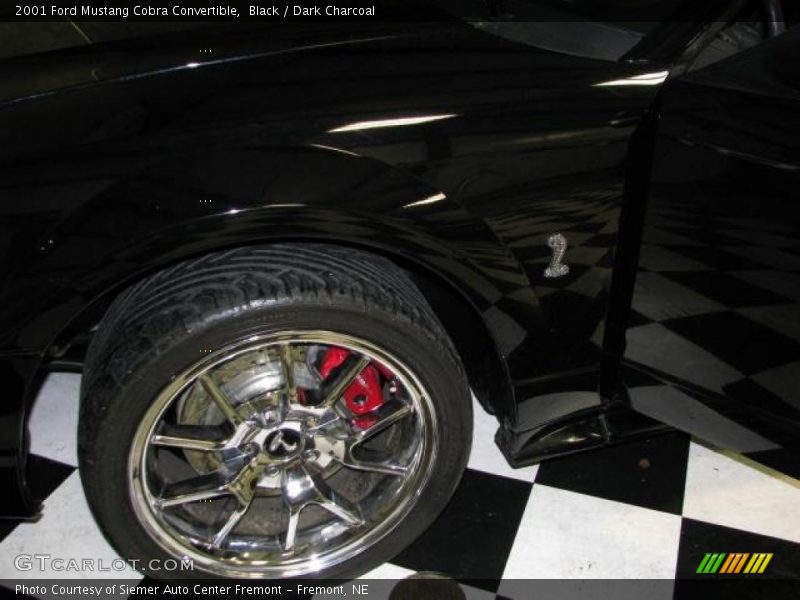 Black / Dark Charcoal 2001 Ford Mustang Cobra Convertible