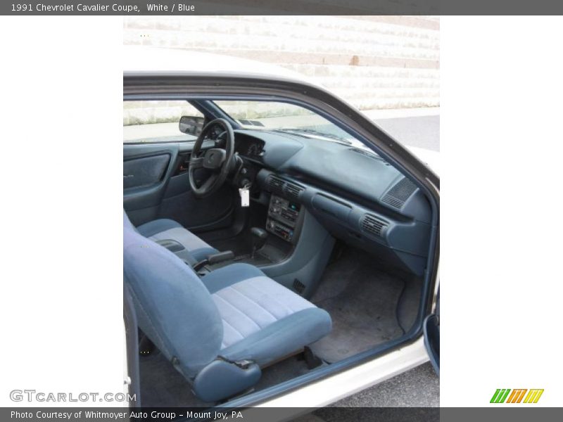  1991 Cavalier Coupe Blue Interior