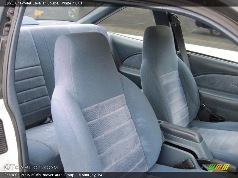  1991 Cavalier Coupe Blue Interior