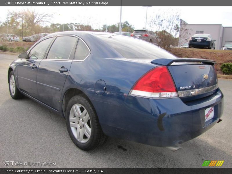 Sport Red Metallic / Neutral Beige 2006 Chevrolet Impala LT