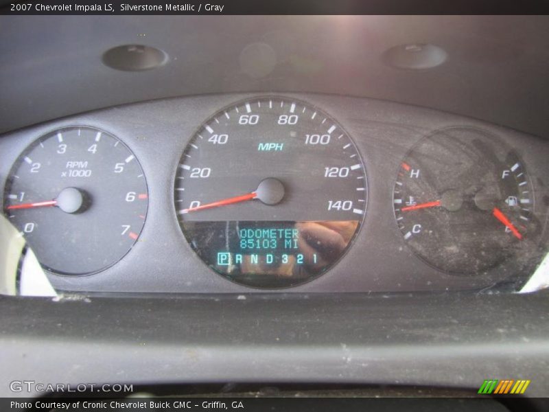 Silverstone Metallic / Gray 2007 Chevrolet Impala LS