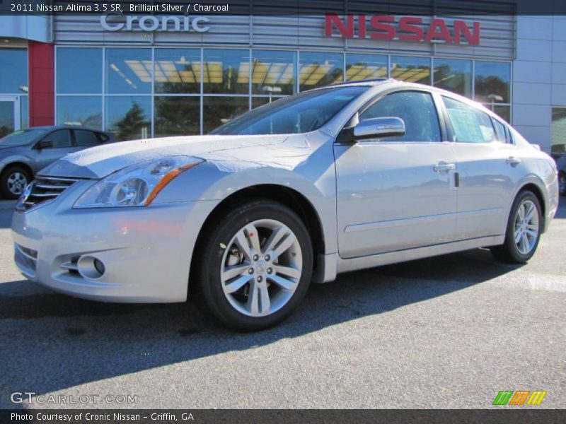 Brilliant Silver / Charcoal 2011 Nissan Altima 3.5 SR