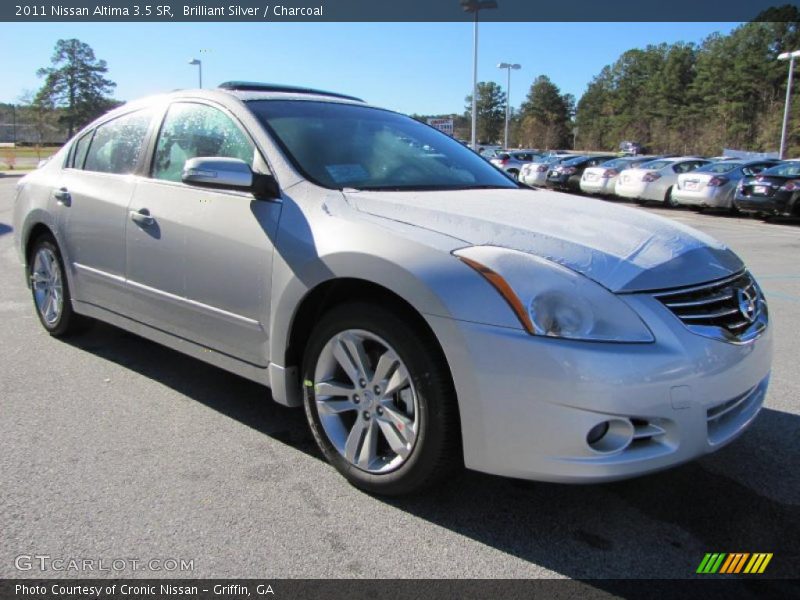 Brilliant Silver / Charcoal 2011 Nissan Altima 3.5 SR