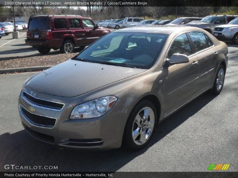 Amber Bronze Metallic / Cocoa/Cashmere Beige 2008 Chevrolet Malibu LT Sedan