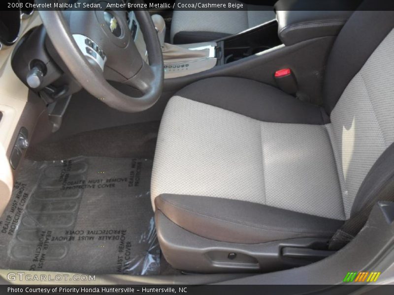 Amber Bronze Metallic / Cocoa/Cashmere Beige 2008 Chevrolet Malibu LT Sedan