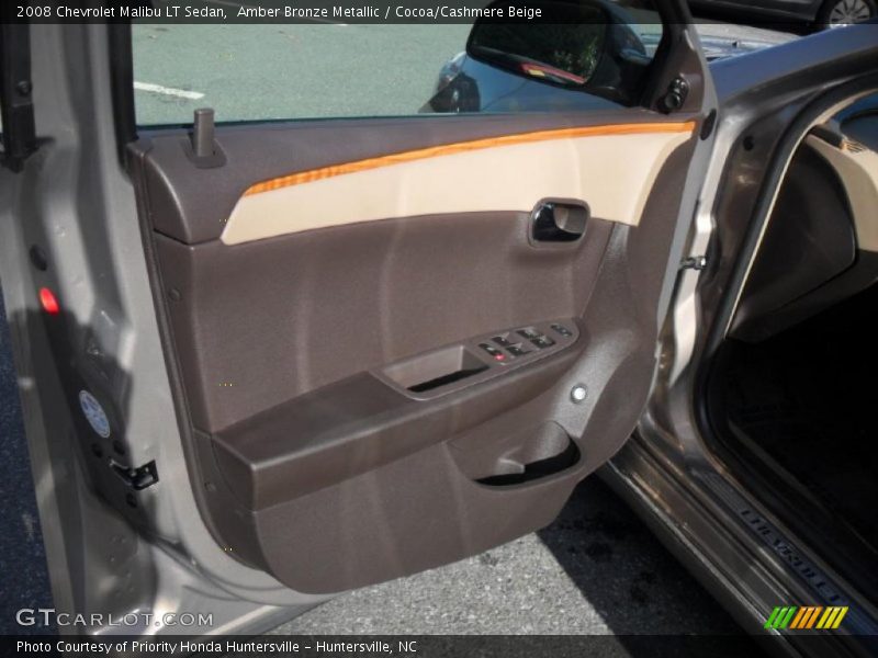 Amber Bronze Metallic / Cocoa/Cashmere Beige 2008 Chevrolet Malibu LT Sedan
