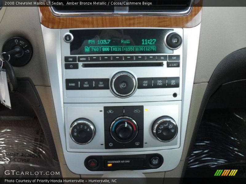 Amber Bronze Metallic / Cocoa/Cashmere Beige 2008 Chevrolet Malibu LT Sedan
