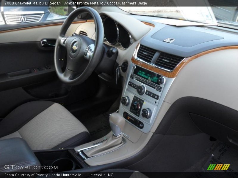 Amber Bronze Metallic / Cocoa/Cashmere Beige 2008 Chevrolet Malibu LT Sedan