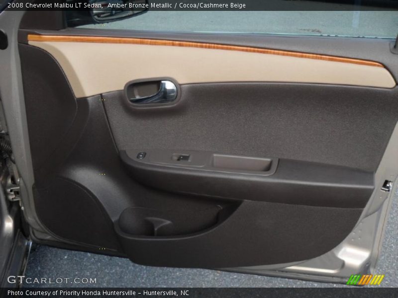 Amber Bronze Metallic / Cocoa/Cashmere Beige 2008 Chevrolet Malibu LT Sedan