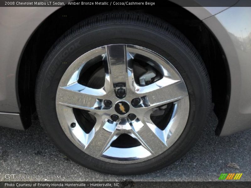 Amber Bronze Metallic / Cocoa/Cashmere Beige 2008 Chevrolet Malibu LT Sedan