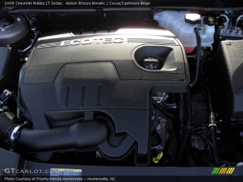 Amber Bronze Metallic / Cocoa/Cashmere Beige 2008 Chevrolet Malibu LT Sedan