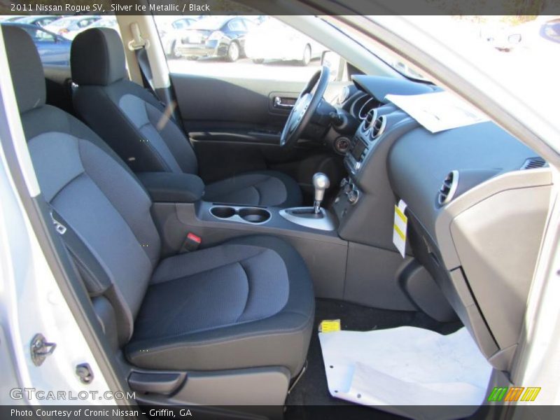 Silver Ice Metallic / Black 2011 Nissan Rogue SV