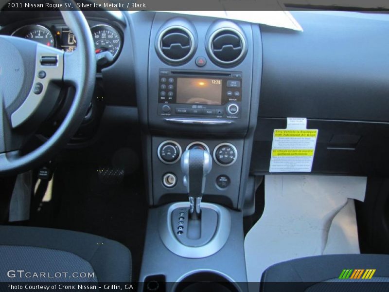 Silver Ice Metallic / Black 2011 Nissan Rogue SV