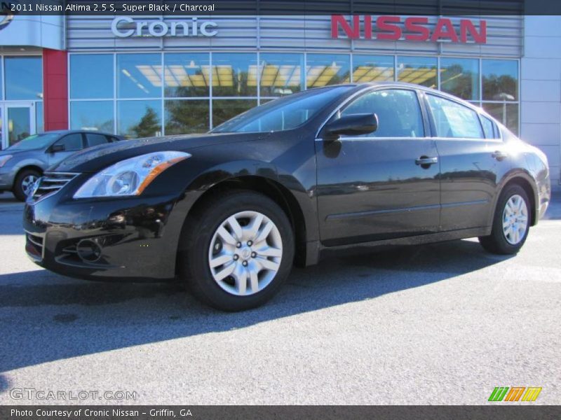 Super Black / Charcoal 2011 Nissan Altima 2.5 S