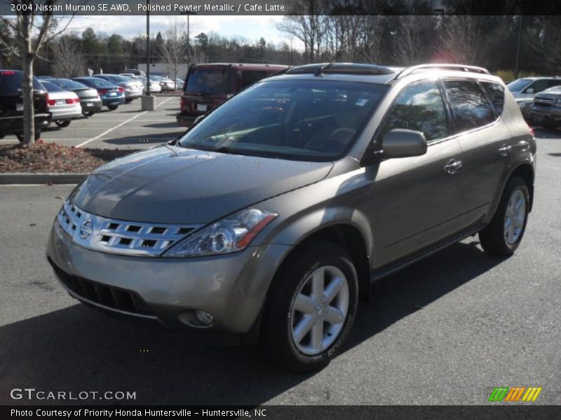 Polished Pewter Metallic / Cafe Latte 2004 Nissan Murano SE AWD