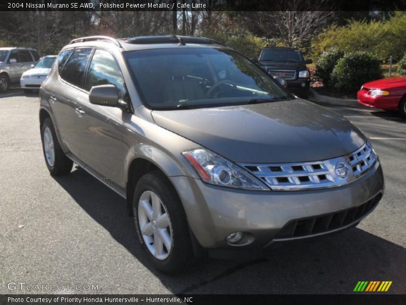 Polished Pewter Metallic / Cafe Latte 2004 Nissan Murano SE AWD