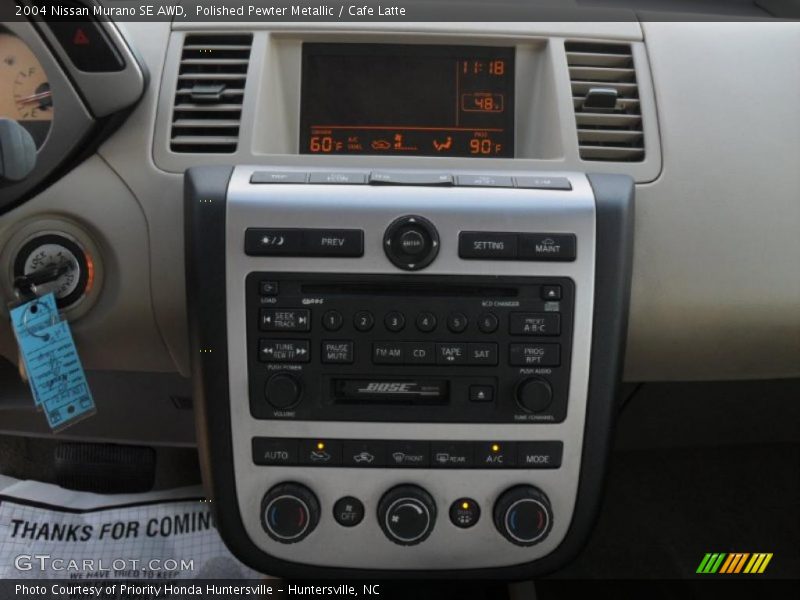 Polished Pewter Metallic / Cafe Latte 2004 Nissan Murano SE AWD