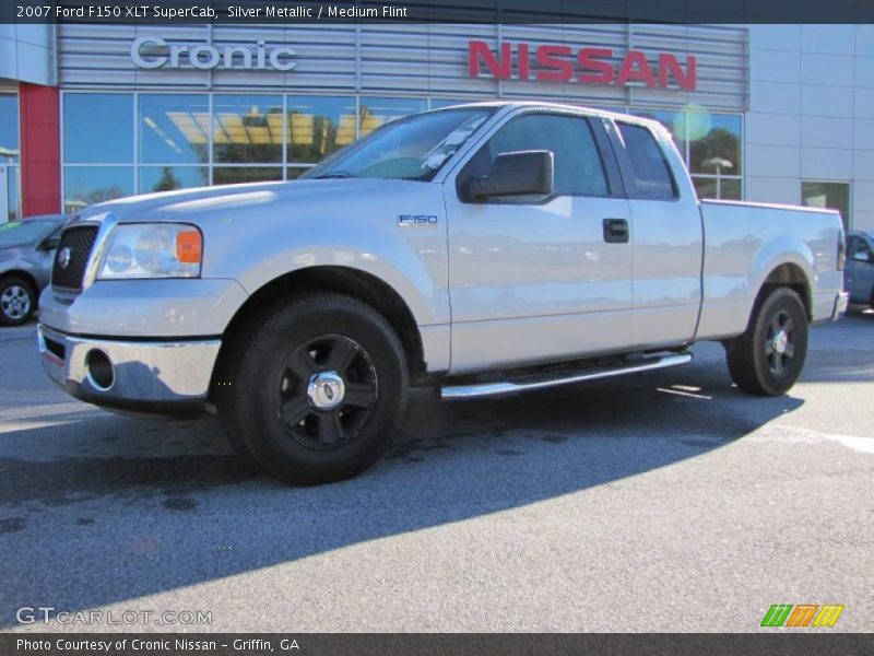 Silver Metallic / Medium Flint 2007 Ford F150 XLT SuperCab