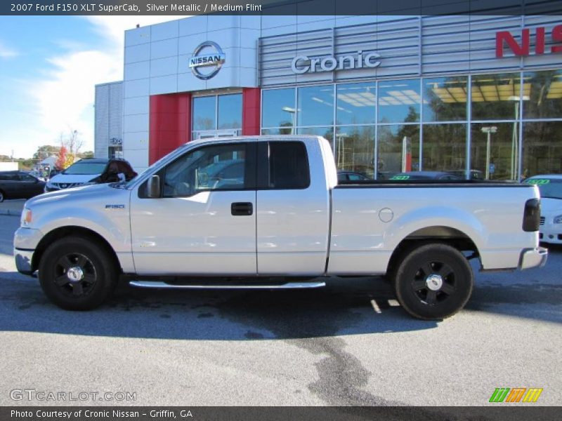 Silver Metallic / Medium Flint 2007 Ford F150 XLT SuperCab
