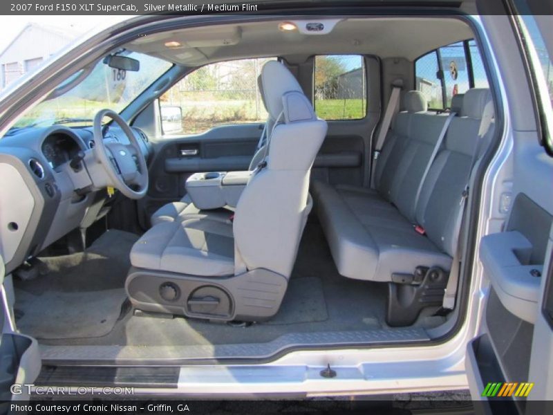 Silver Metallic / Medium Flint 2007 Ford F150 XLT SuperCab