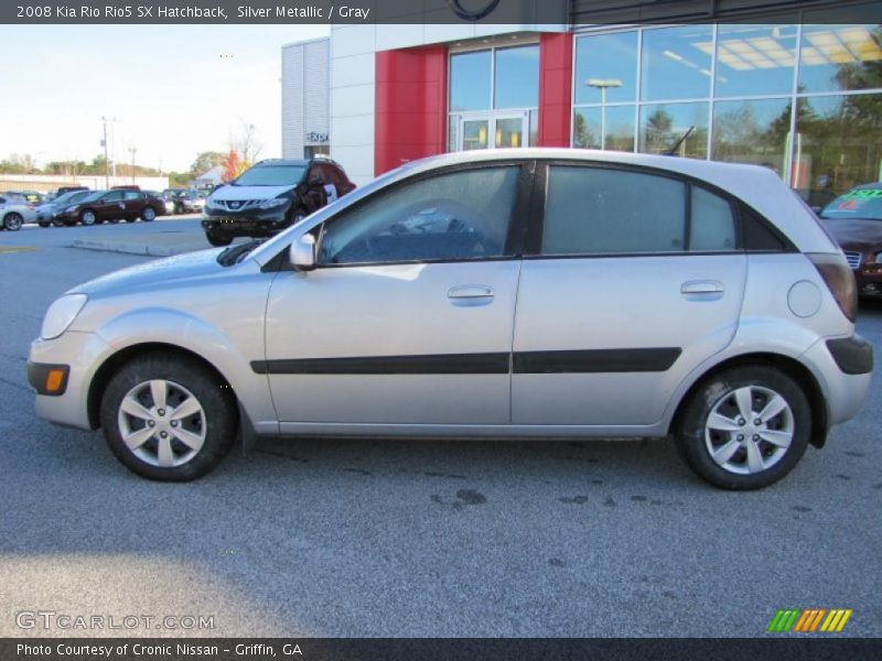 Silver Metallic / Gray 2008 Kia Rio Rio5 SX Hatchback