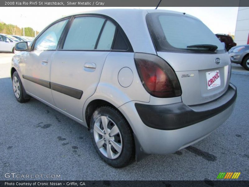 Silver Metallic / Gray 2008 Kia Rio Rio5 SX Hatchback