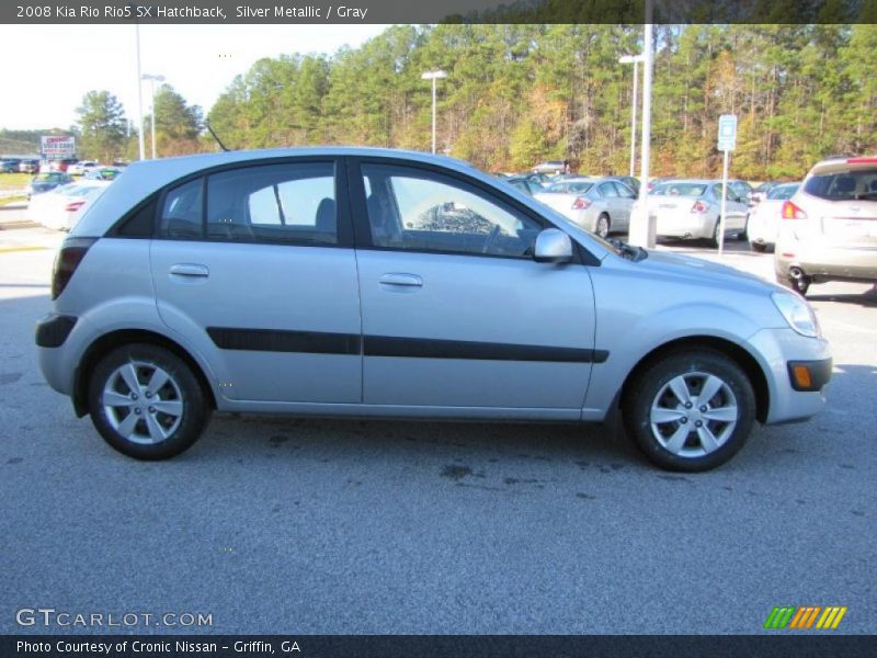 Silver Metallic / Gray 2008 Kia Rio Rio5 SX Hatchback
