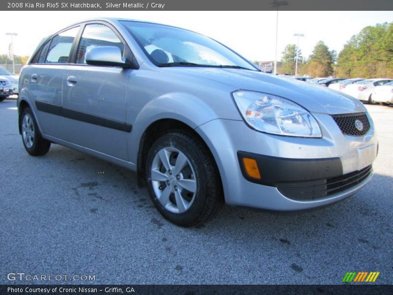 Silver Metallic / Gray 2008 Kia Rio Rio5 SX Hatchback