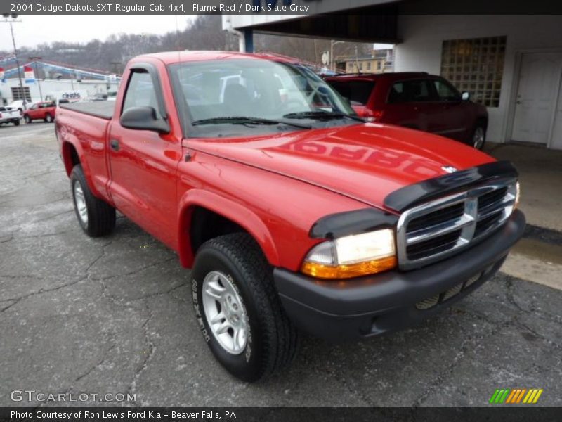 Flame Red / Dark Slate Gray 2004 Dodge Dakota SXT Regular Cab 4x4