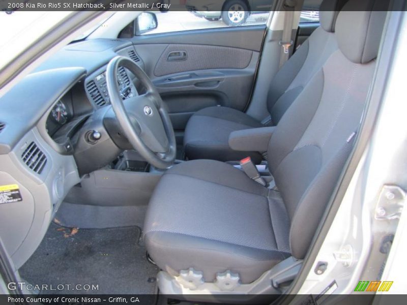 Silver Metallic / Gray 2008 Kia Rio Rio5 SX Hatchback