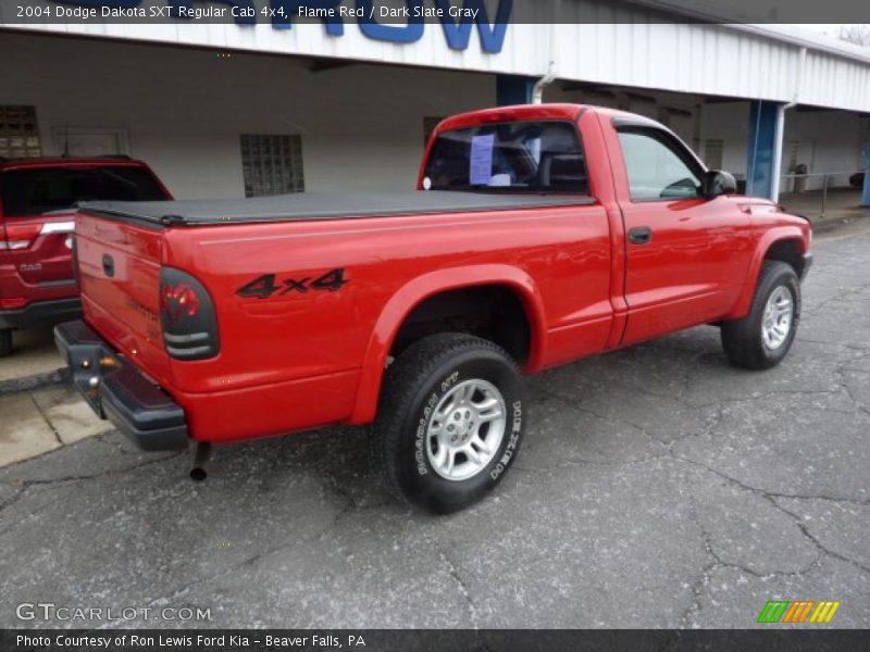  2004 Dakota SXT Regular Cab 4x4 Flame Red