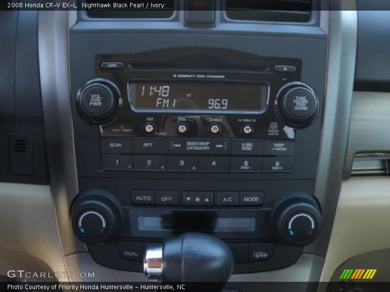 Controls of 2008 CR-V EX-L