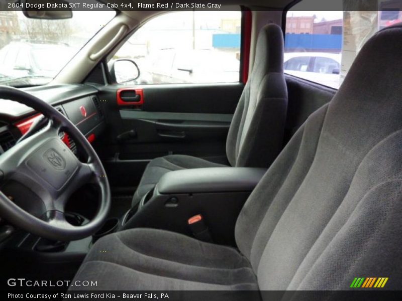 Flame Red / Dark Slate Gray 2004 Dodge Dakota SXT Regular Cab 4x4