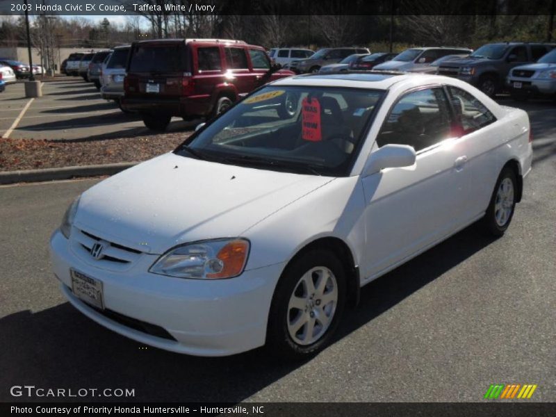 Taffeta White / Ivory 2003 Honda Civic EX Coupe