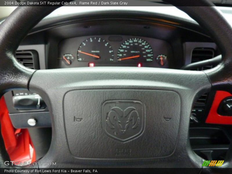 Flame Red / Dark Slate Gray 2004 Dodge Dakota SXT Regular Cab 4x4