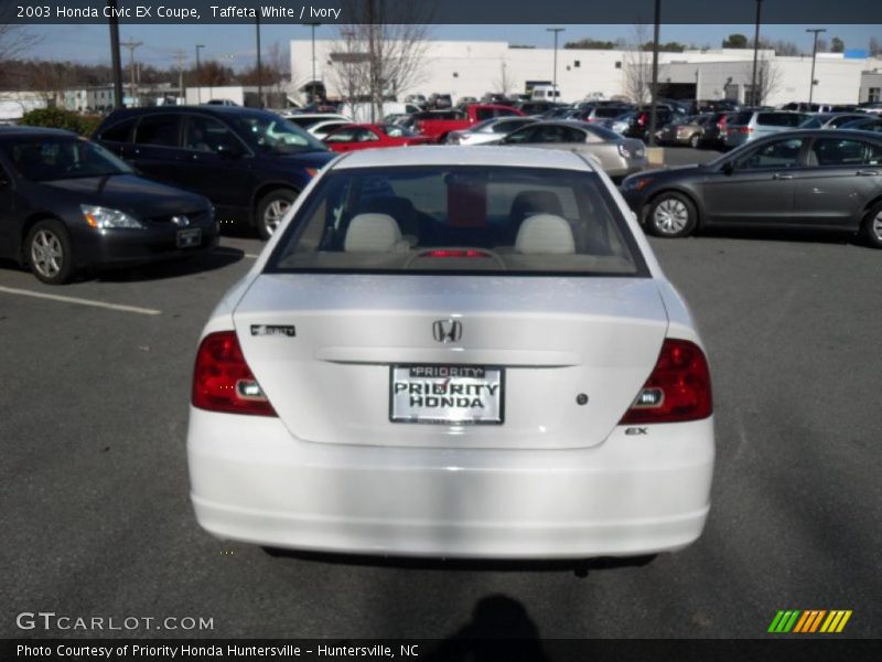 Taffeta White / Ivory 2003 Honda Civic EX Coupe