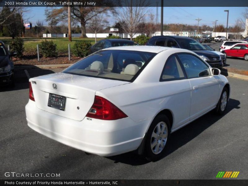 Taffeta White / Ivory 2003 Honda Civic EX Coupe