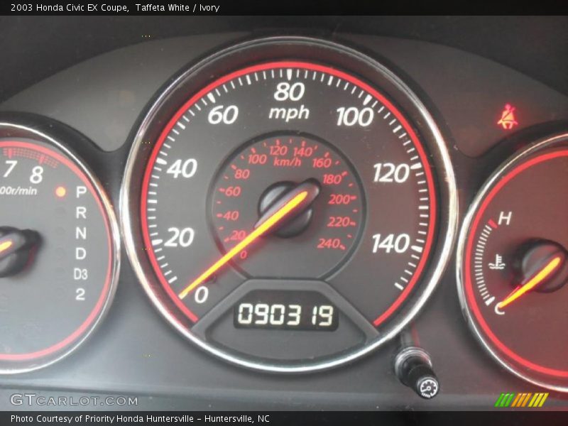 Taffeta White / Ivory 2003 Honda Civic EX Coupe