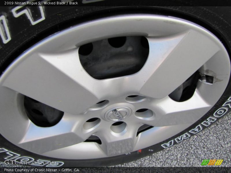Wicked Black / Black 2009 Nissan Rogue S