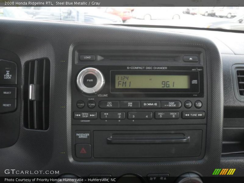 Steel Blue Metallic / Gray 2008 Honda Ridgeline RTL