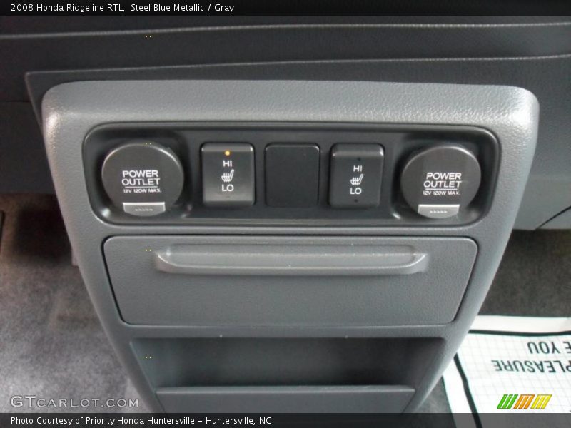 Steel Blue Metallic / Gray 2008 Honda Ridgeline RTL