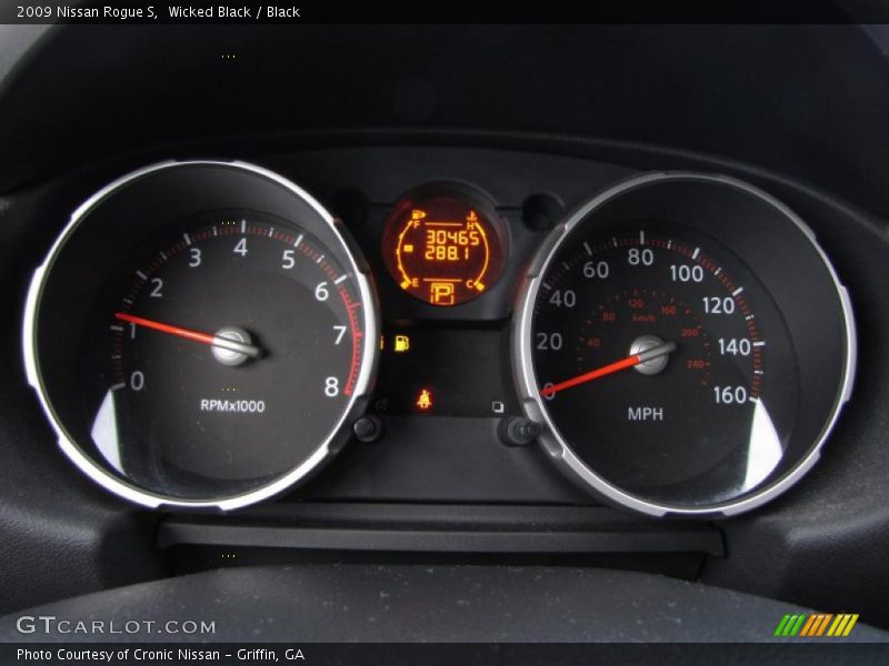 Wicked Black / Black 2009 Nissan Rogue S