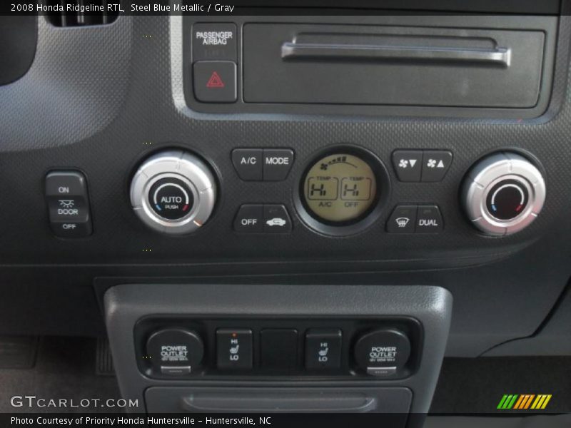 Steel Blue Metallic / Gray 2008 Honda Ridgeline RTL