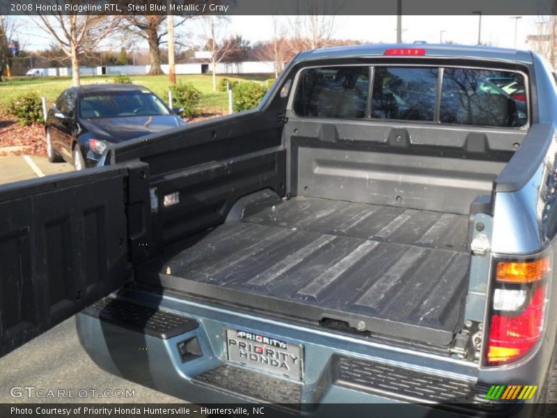 Steel Blue Metallic / Gray 2008 Honda Ridgeline RTL