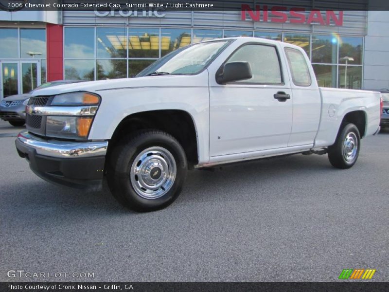 Summit White / Light Cashmere 2006 Chevrolet Colorado Extended Cab