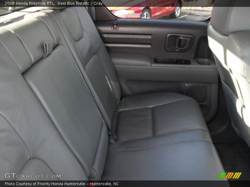 Steel Blue Metallic / Gray 2008 Honda Ridgeline RTL
