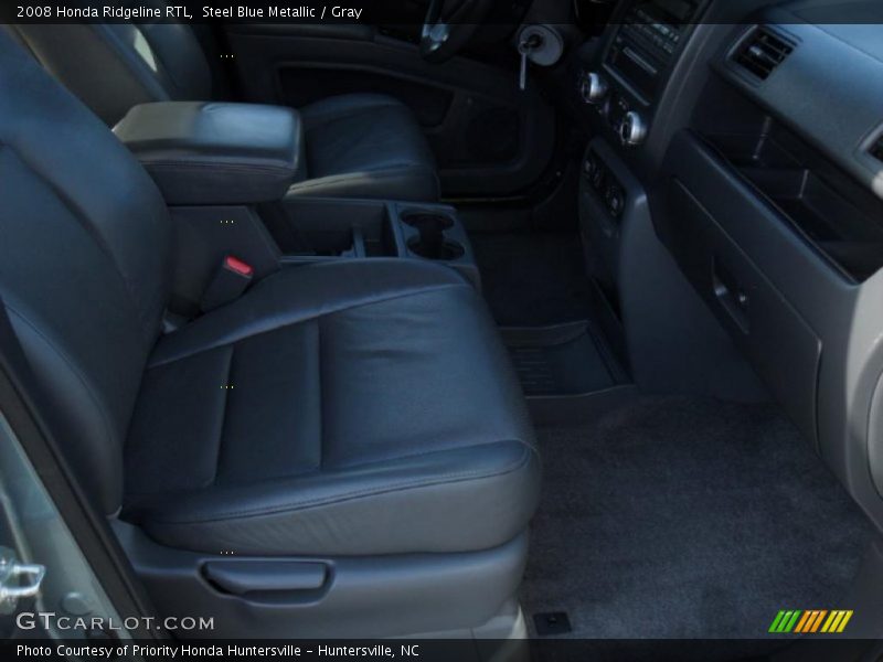 Steel Blue Metallic / Gray 2008 Honda Ridgeline RTL
